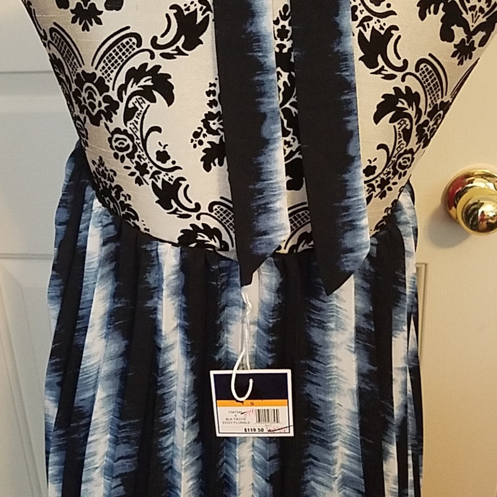 Kaari Blue Halter Dress - Picture 3 of 3